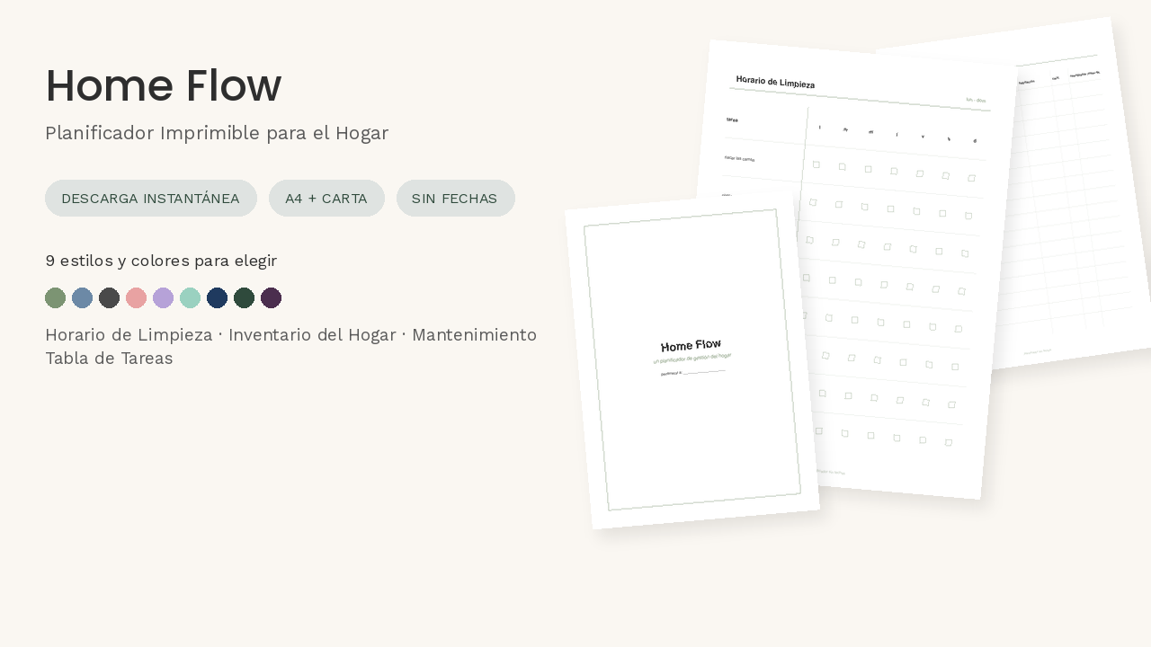 Un Planificador Imprimible que Realmente Organiza tu Hogar cover