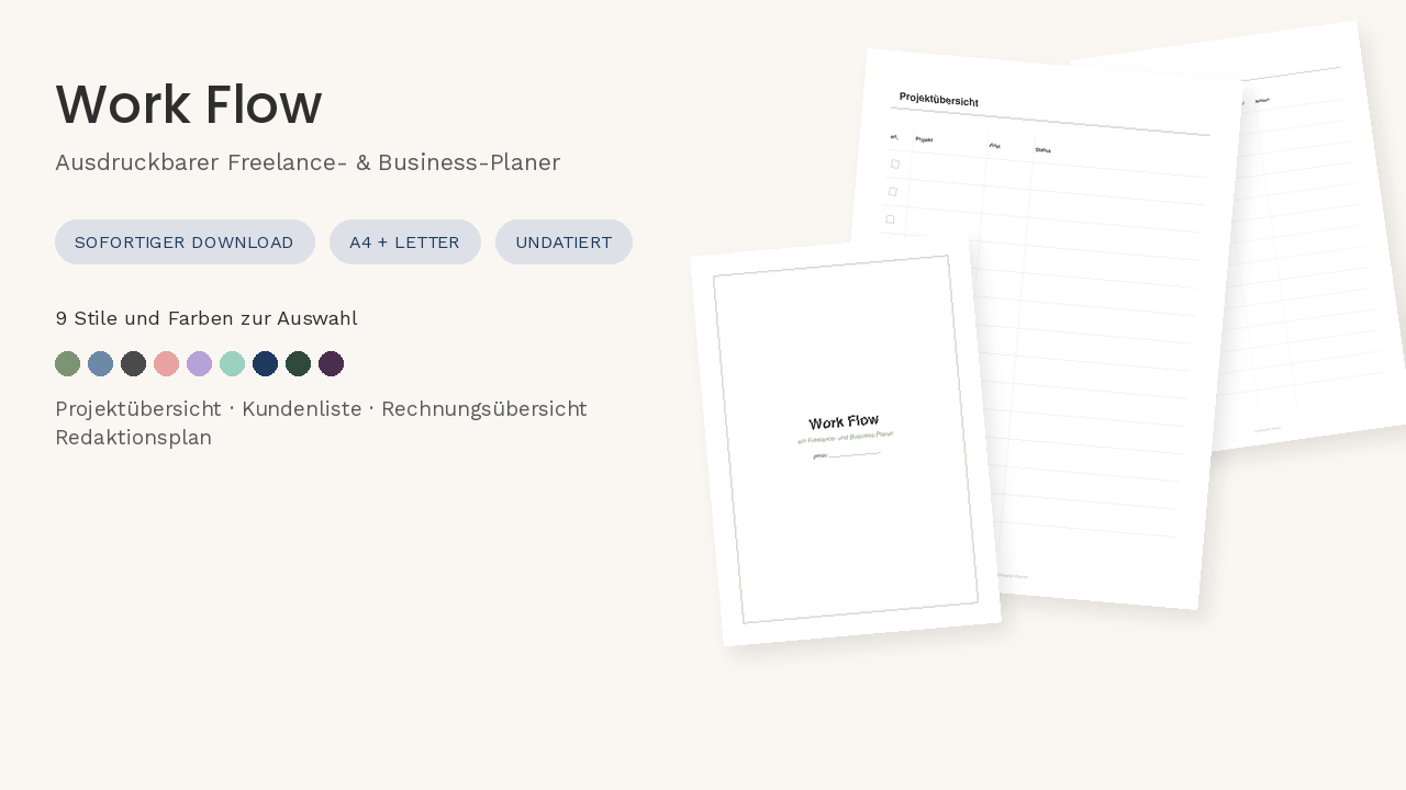 Der Freelance- & Business-Planer, der verhindert, dass Projekte durchrutschen cover